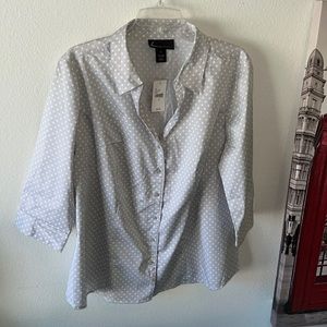 Lane Bryant size 20 button up top